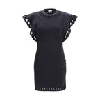 Marant Etoile Black Cotton Casual Dress