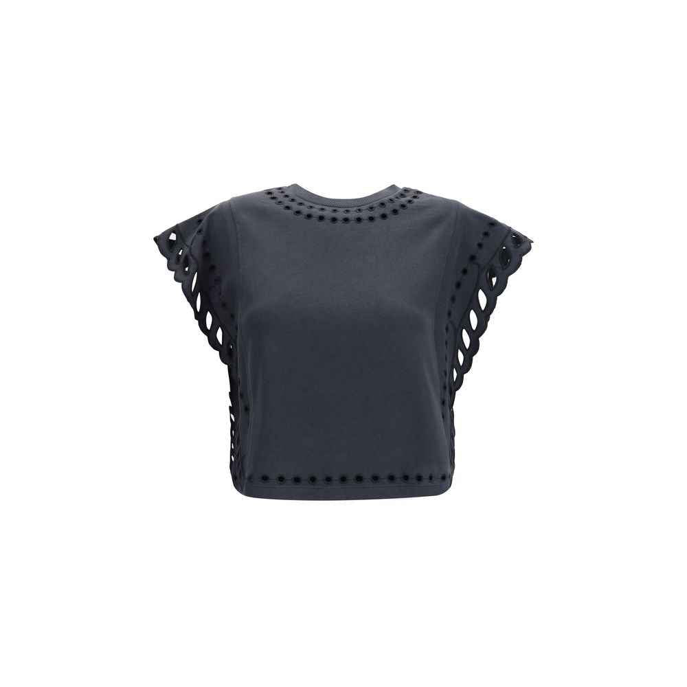 Marant Etoile Black Cotton T-Shirt