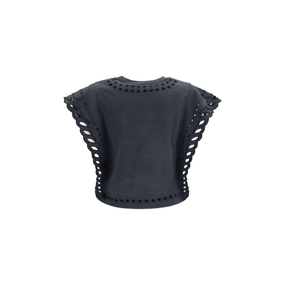 Marant Etoile Black Cotton T-Shirt