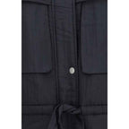 Marant Etoile Black Modal Full-Length Jacket