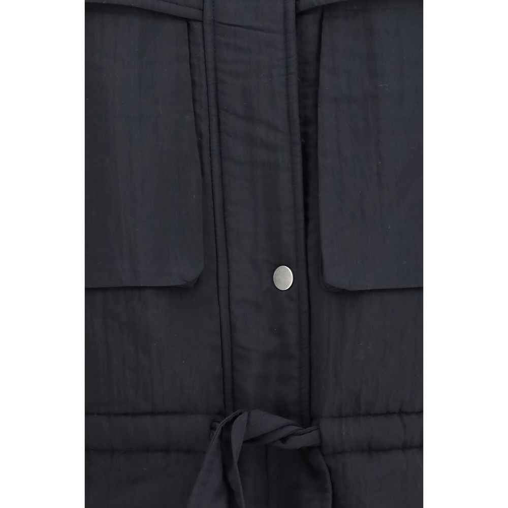 Marant Etoile Black Modal Full-Length Jacket