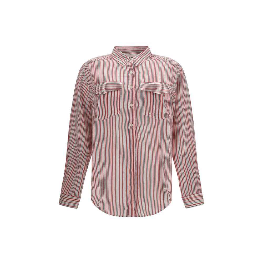 Marant Etoile Beige Cotton Pattern Shirt
