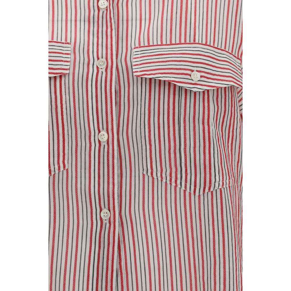 Marant Etoile Beige Cotton Pattern Shirt