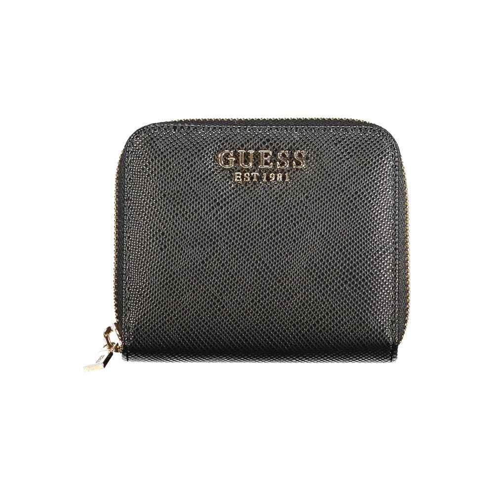 Guess Jeans Nero Poliuretano Women Wallet