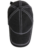 Dolce & Gabbana Men Black Cotton 6 Panel Baseball Capello Hat