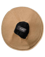 Dolce & Gabbana Women Brown Cotton Knit WideBrim Bucket Capello Hat