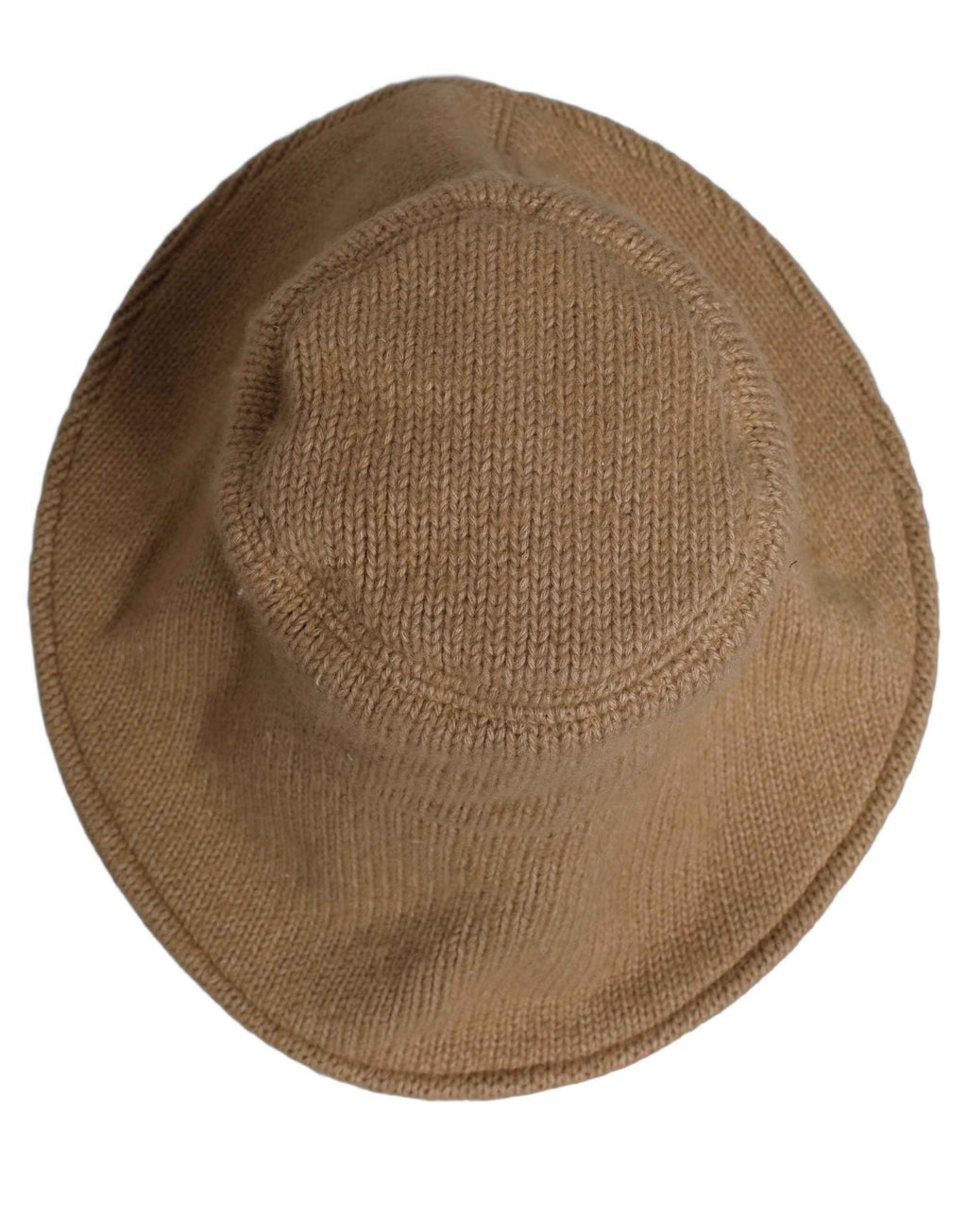 Dolce & Gabbana Women Brown Cotton Knit WideBrim Bucket Capello Hat