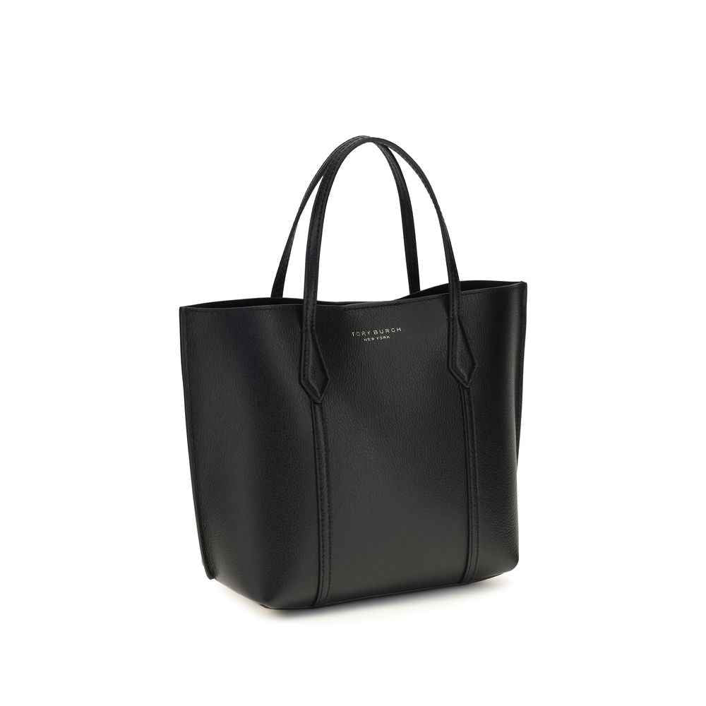 Tory Burch Black Calf Leather Bos Taurus Handbag