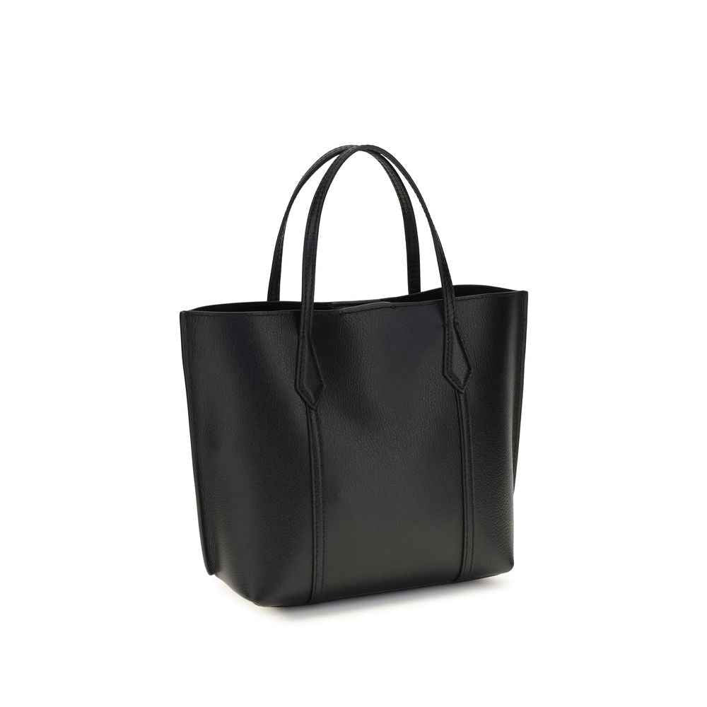 Tory Burch Black Calf Leather Bos Taurus Handbag