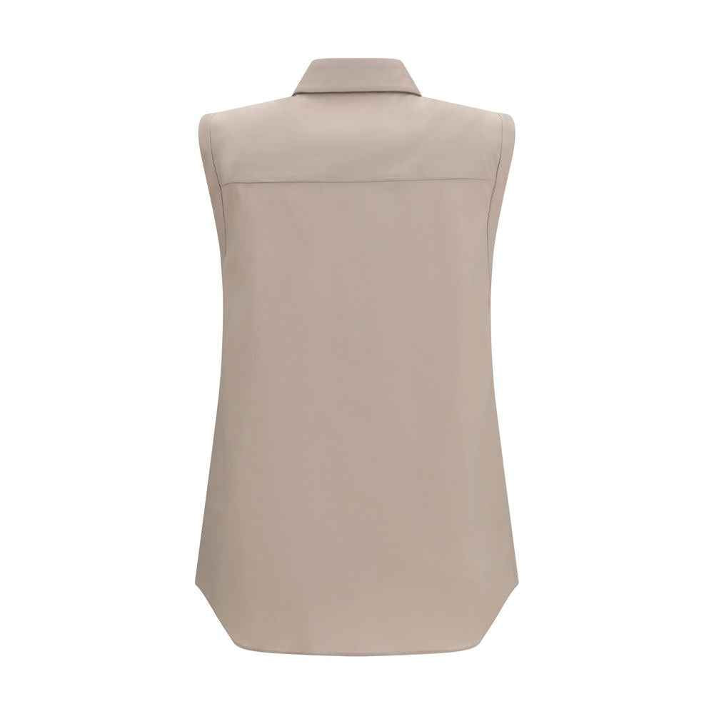 Brunello Cucinelli Beige Cotton Shirt