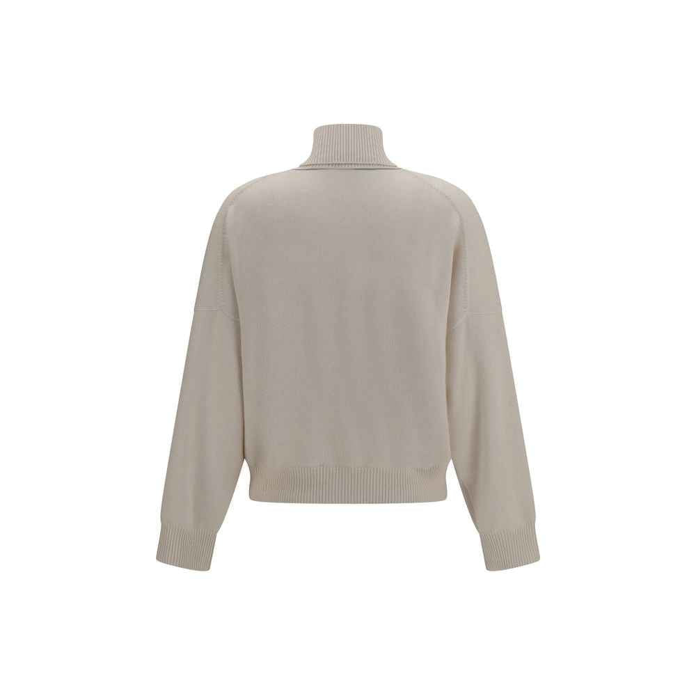 Brunello Cucinelli Beige Cashmere Sweater