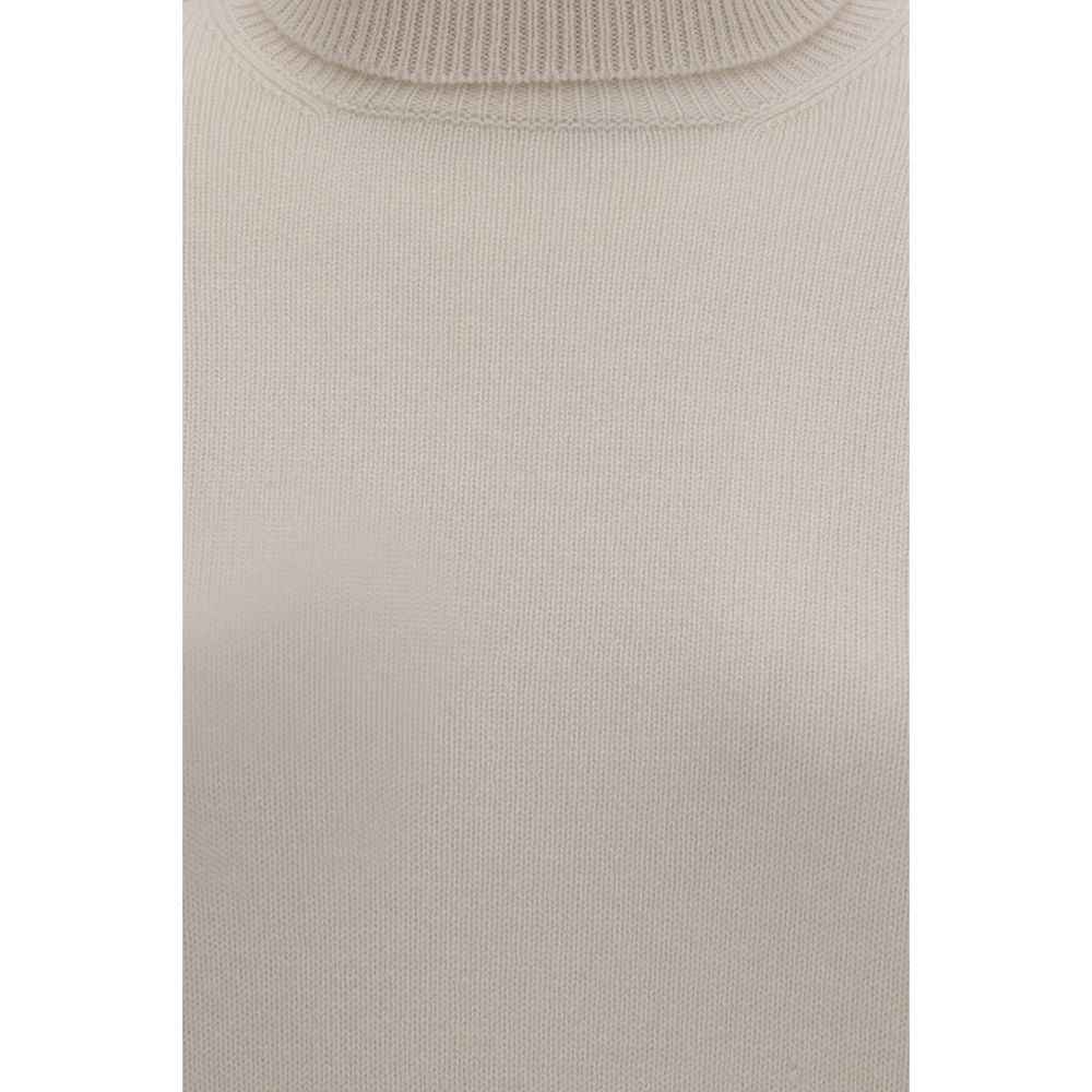 Brunello Cucinelli Beige Cashmere Sweater