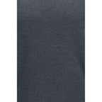 Brunello Cucinelli Gray Cotton Polo Shirt