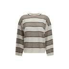 Brunello Cucinelli Beige Wool Oves Aries Sweatshirt