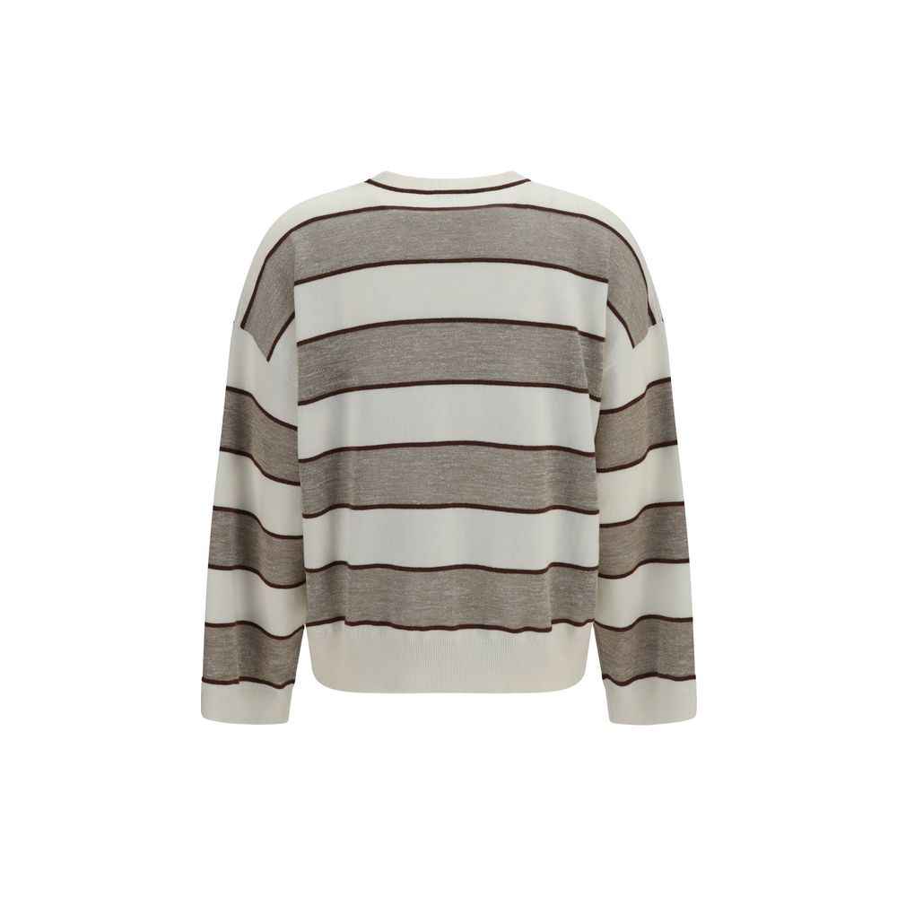 Brunello Cucinelli Beige Wool Oves Aries Sweatshirt