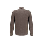 Brunello Cucinelli Brown Cotton Polo Shirt