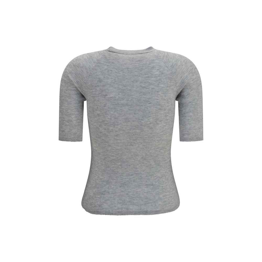 Brunello Cucinelli Gray Cashmere Sweatshirt