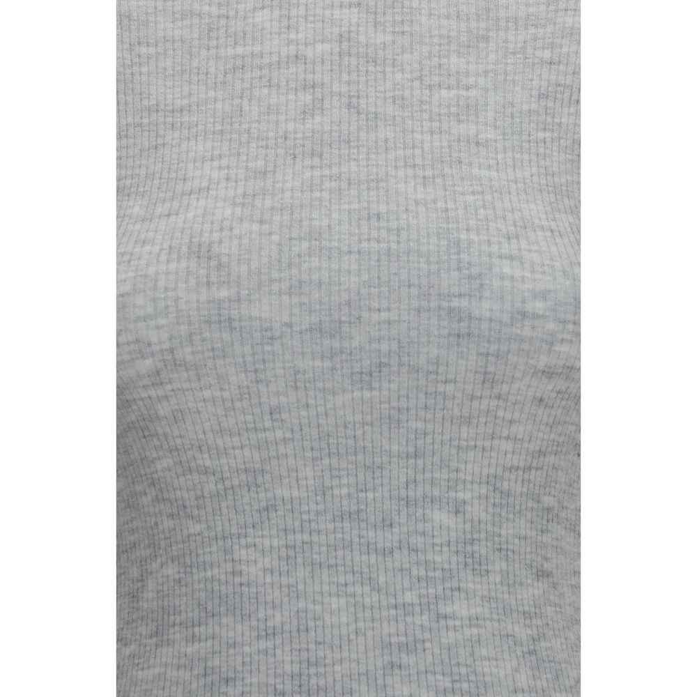 Brunello Cucinelli Gray Cashmere Sweatshirt