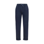 Brunello Cucinelli Blue Polyamide Casual Pants