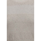 Brunello Cucinelli Beige Cotton Sweatshirt