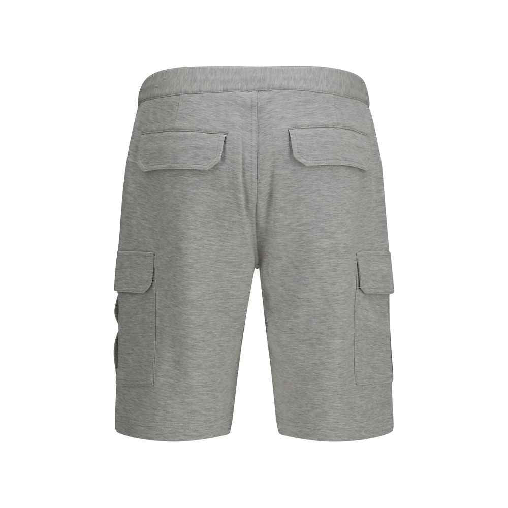 Brunello Cucinelli Gray Cotton Bermuda Shorts
