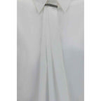 Brunello Cucinelli White Cotton Dress Shirt