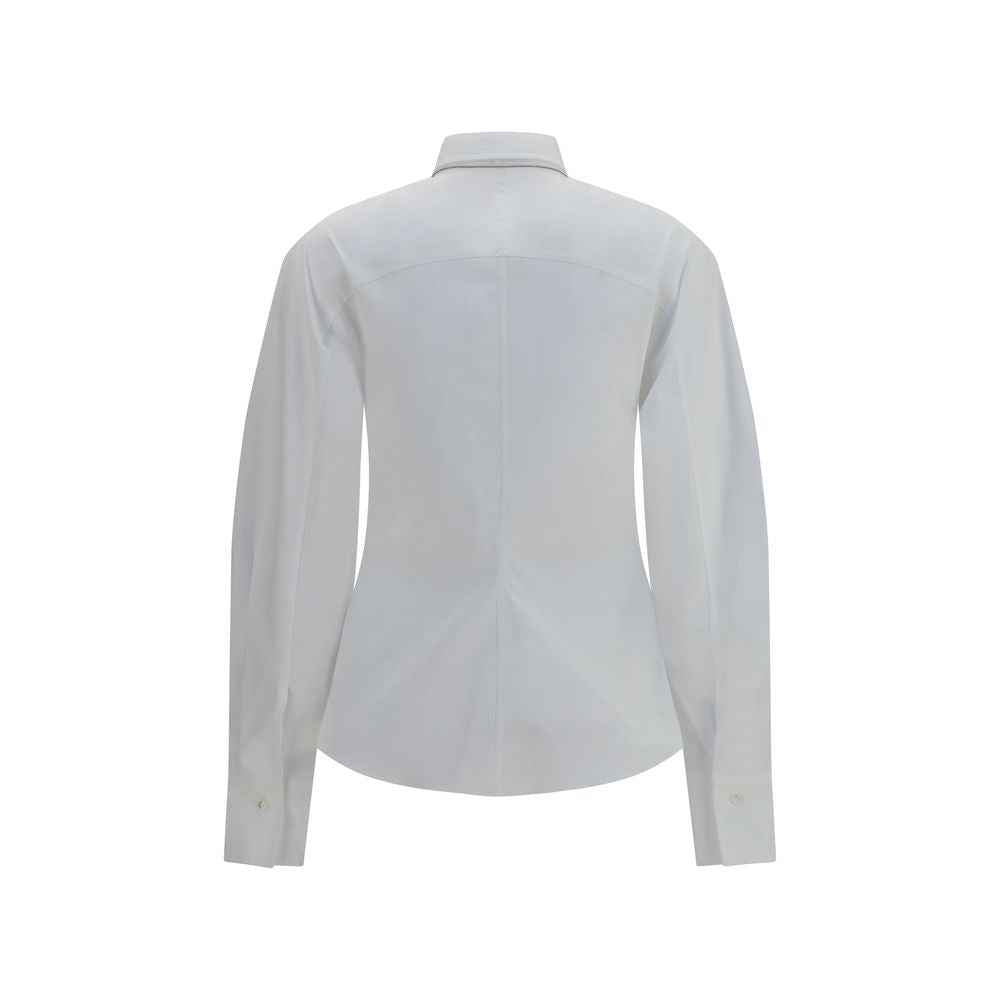 Brunello Cucinelli White Cotton Dress Shirt