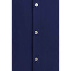 Brunello Cucinelli Blue Cashmere Full-Length Jacket