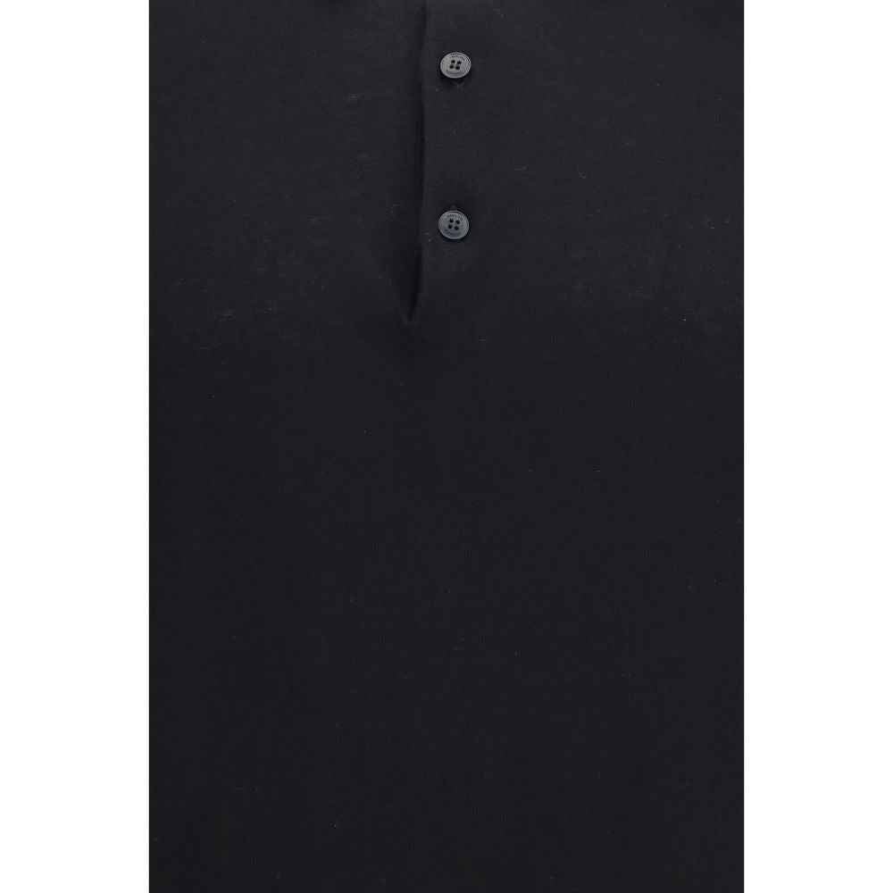 Premiata Black Cotton Polo Shirt