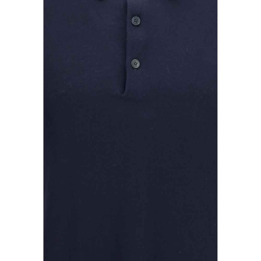 Premiata Blue Cotton Polo Shirt