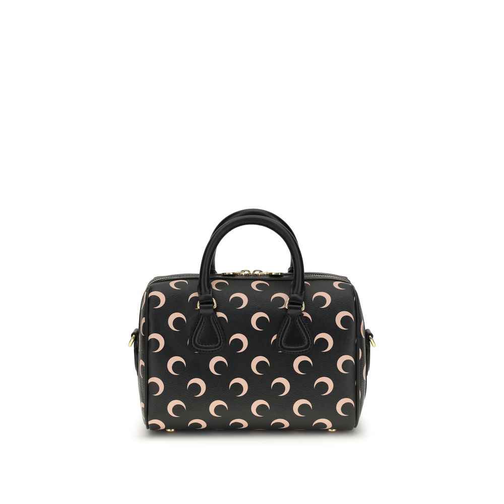 Marine Serre Black Polyethylene Handbag