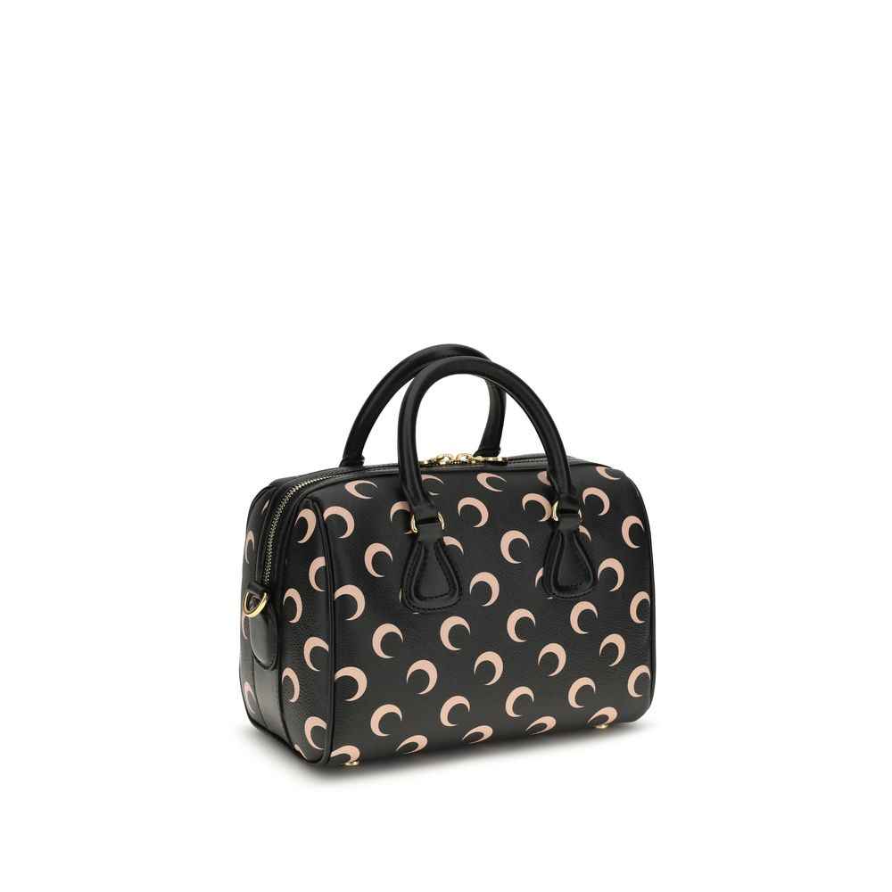 Marine Serre Black Polyethylene Handbag