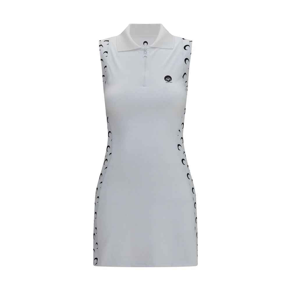 Marine Serre White Polyamide Casual Dress