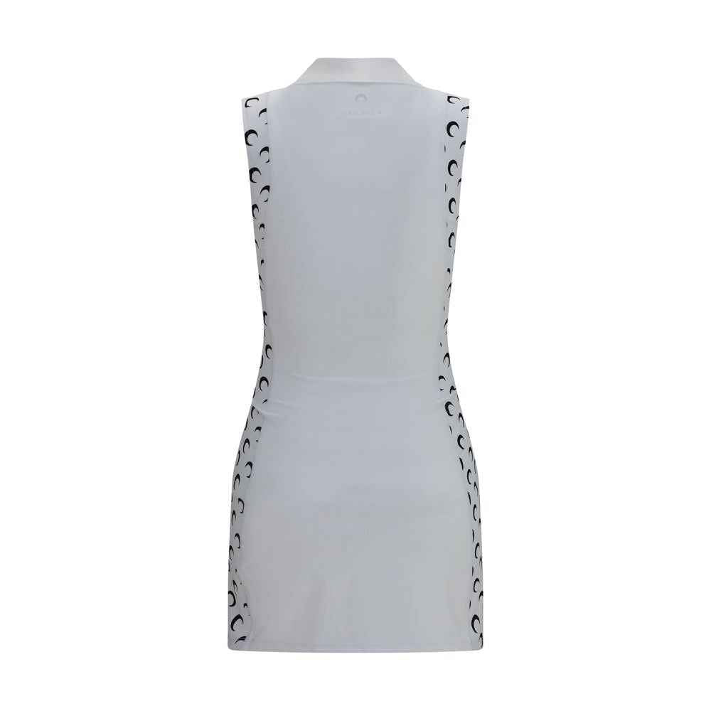 Marine Serre White Polyamide Casual Dress