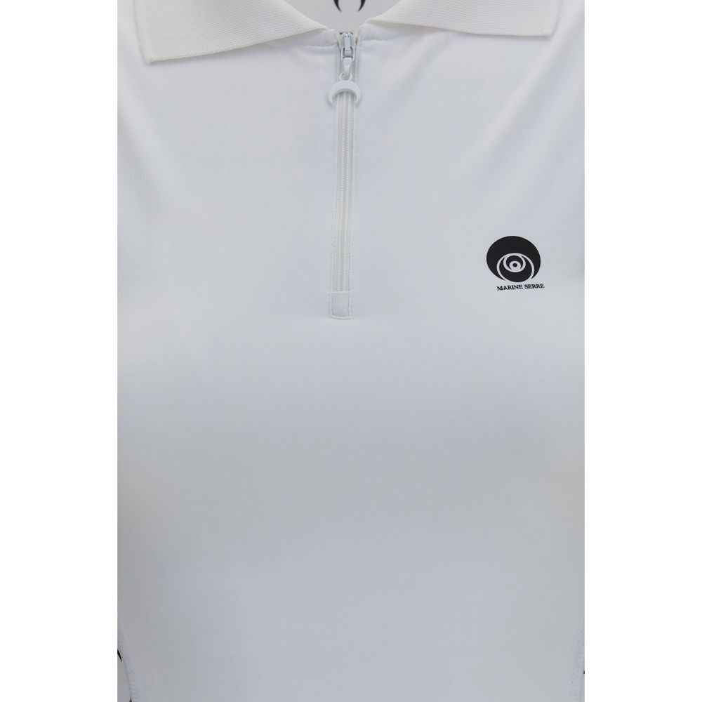 Marine Serre White Polyamide Casual Dress