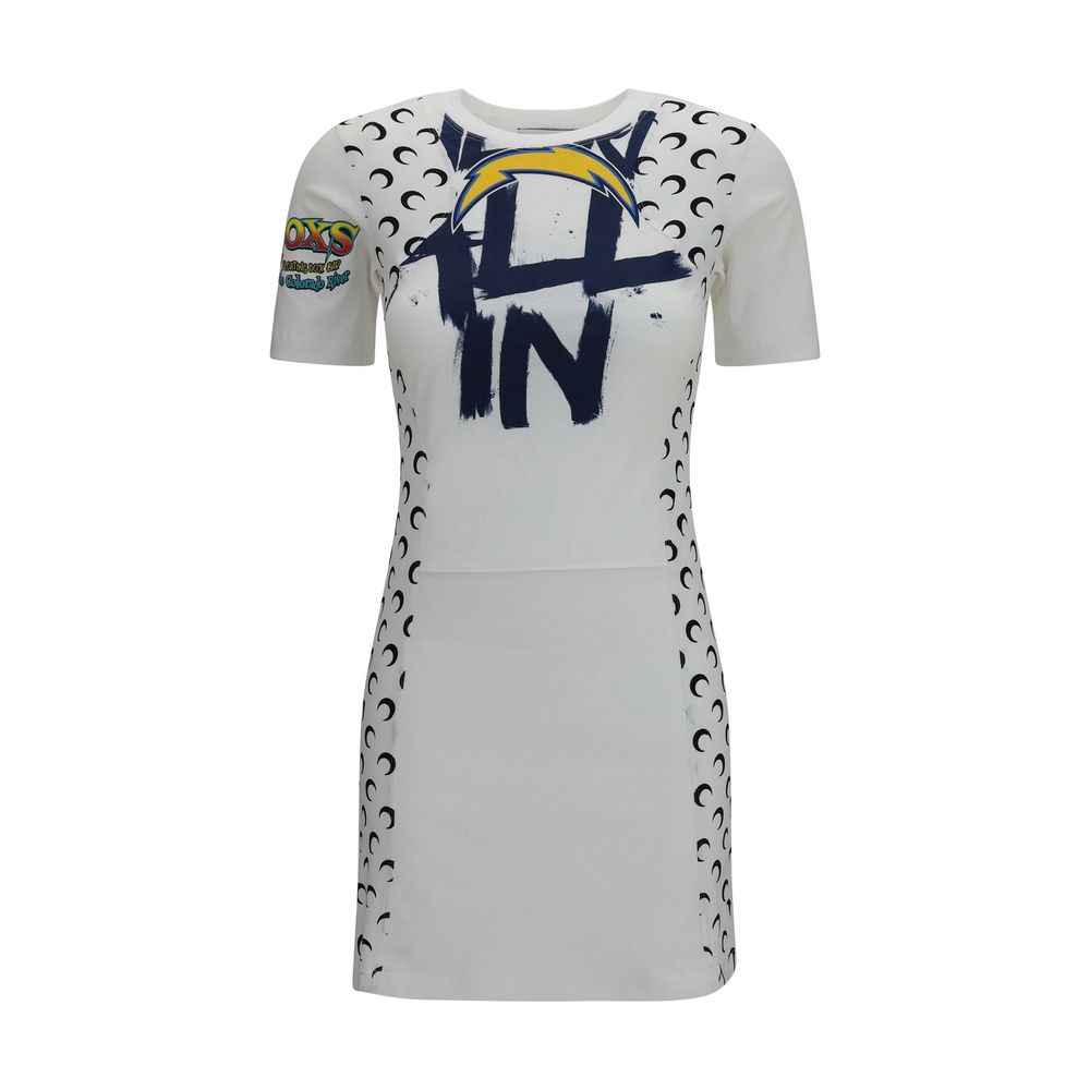 Marine Serre White Cotton Casual Dress