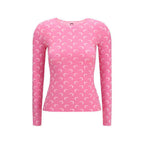 Marine Serre Multicolor Polyamide Long Sleeve T-Shirt