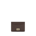 Ganni Brown Recycled Polyester Wallet