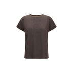 Brunello Cucinelli Brown Nylon T-Shirt