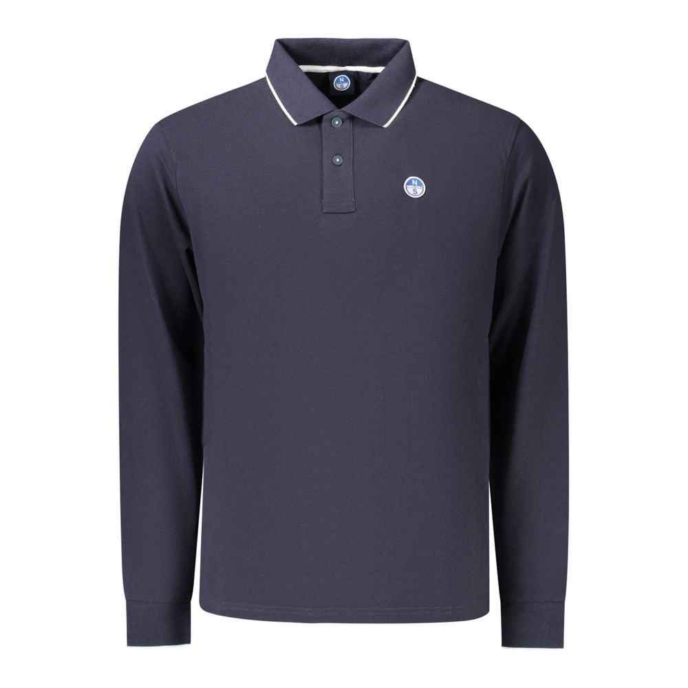 North Sails Blue Cotton Men's Polo