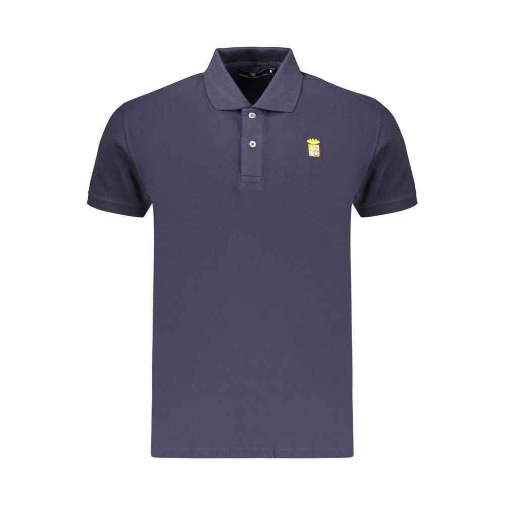 Marina Militare Blue Cotton Men's Polo Shirt
