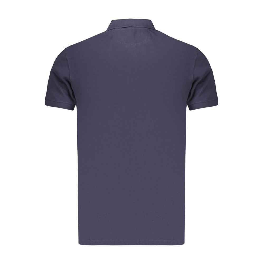 Marina Militare Blue Cotton Men's Polo Shirt