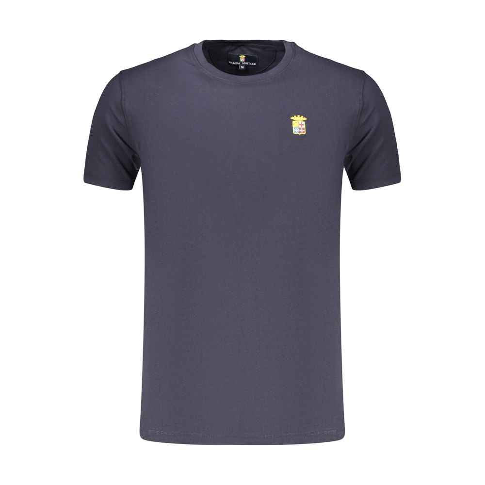 Marina Militare Blue Cotton Men's T-Shirt