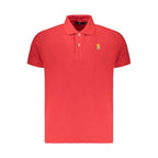 Marina Militare Rosso Cotton Men's Polo