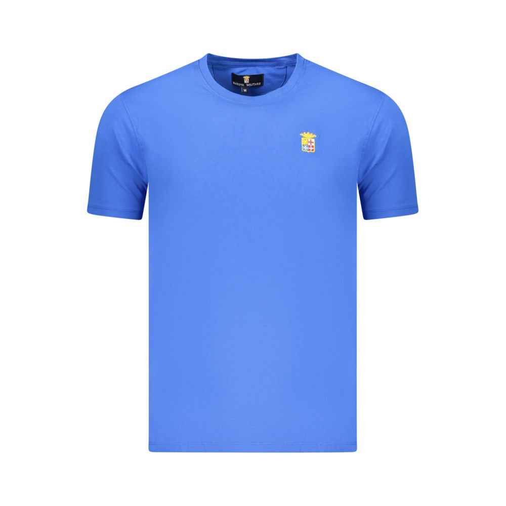 Marina Militare Blue Cotton Men's T-Shirt