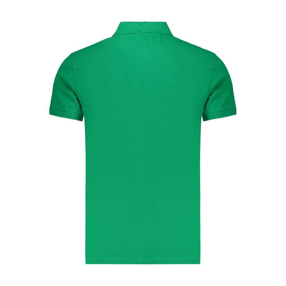 Marina Militare Green Cotton Men's Polo Shirt