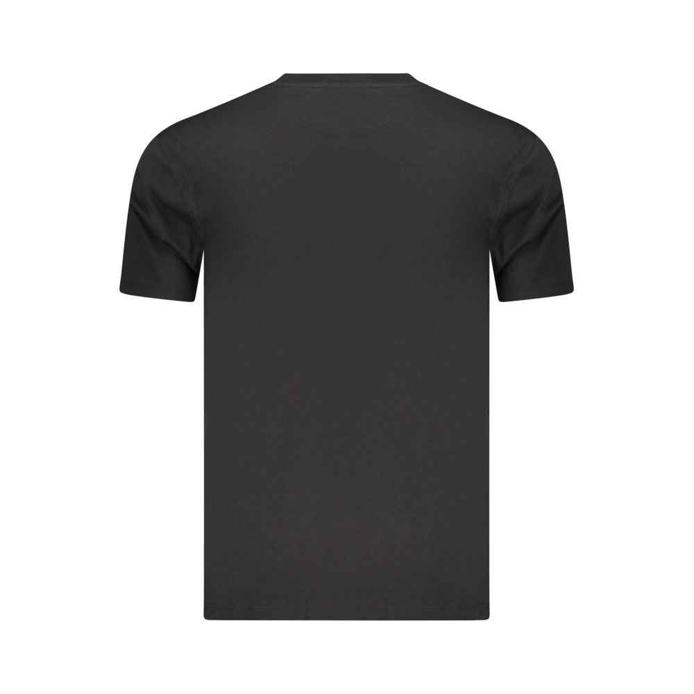 Marina Militare Black Cotton Men's T-Shirt