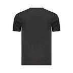 Marina Militare Black Cotton Men's T-Shirt