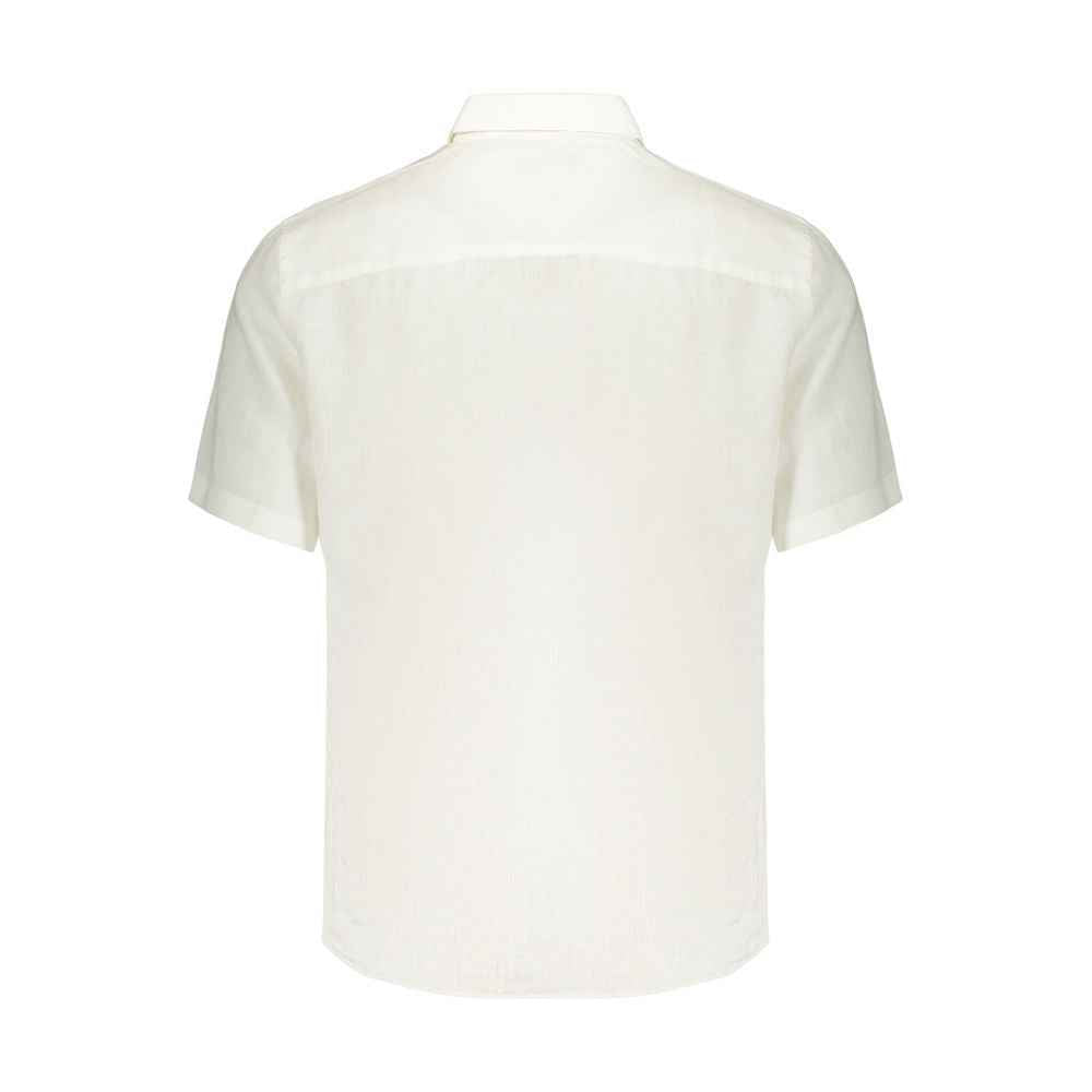 North Sails White Linen Men's Shirt