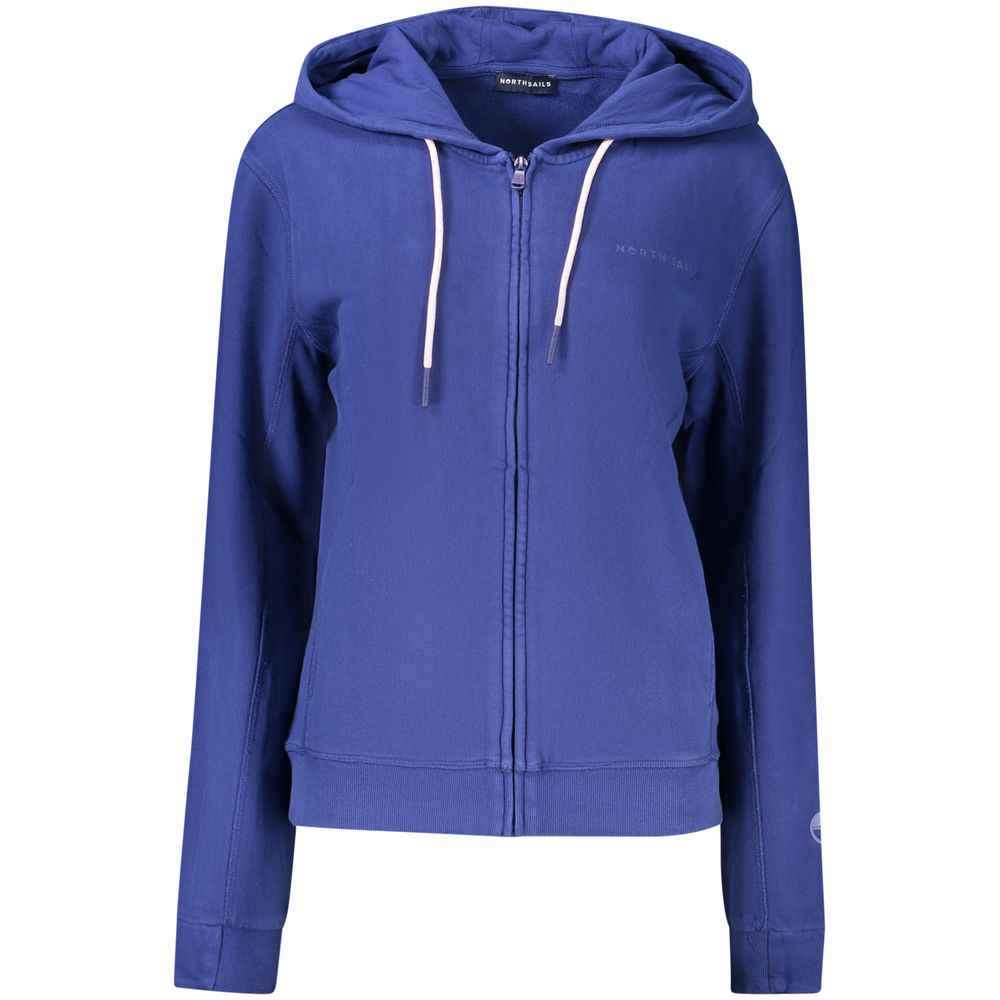 North Sails Blue Cotton Women's Hoodie